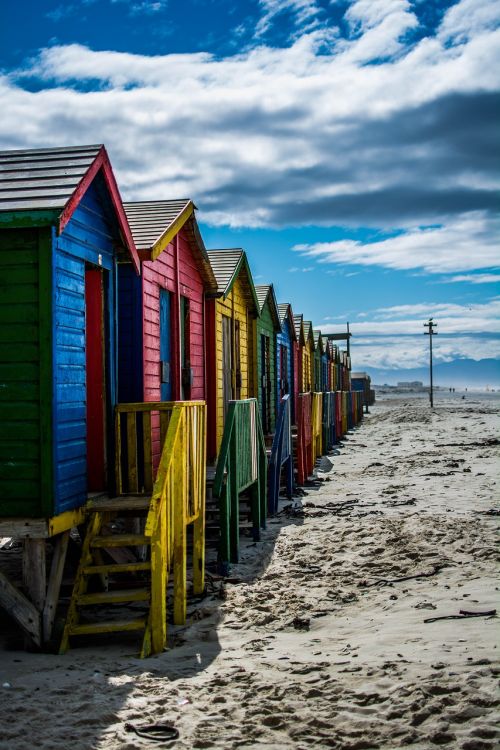 muizenberg south africa colorful