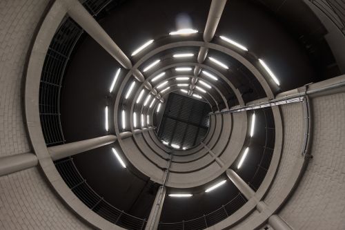 car park spiral dark