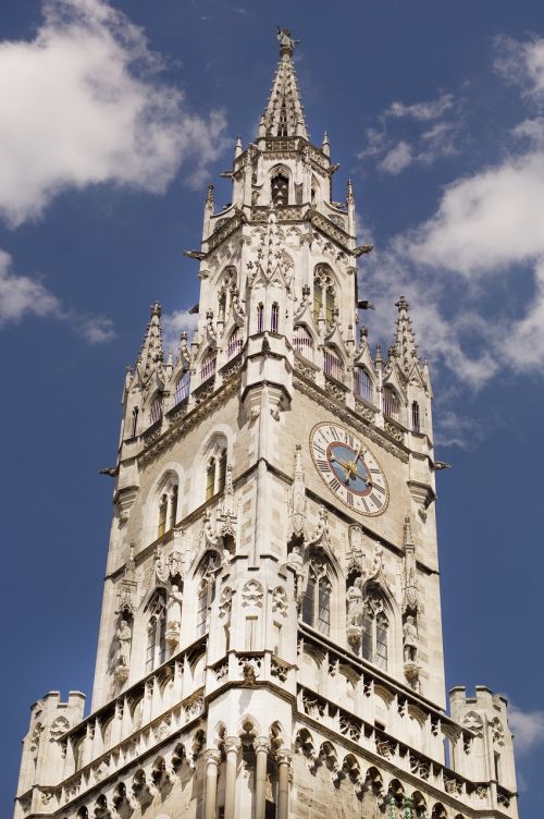 munich church clock tower