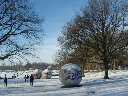 münster aasee winter