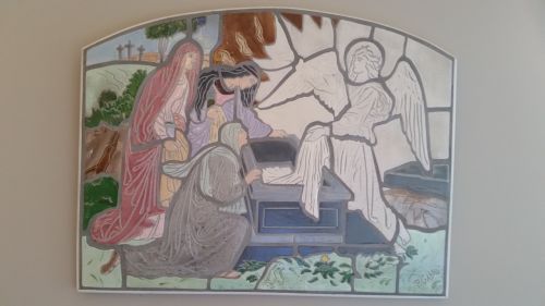 mural church tile