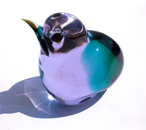 murano  glass  bird