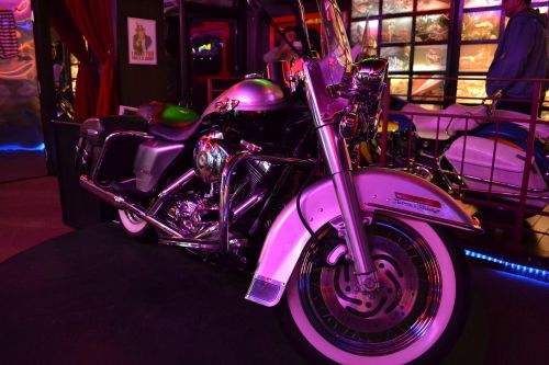 museum vintage motorcycle