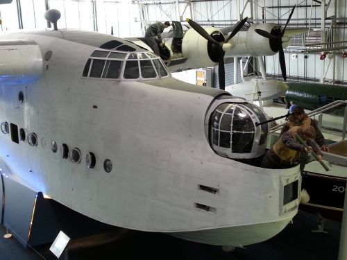 museum flying boat aeroplane