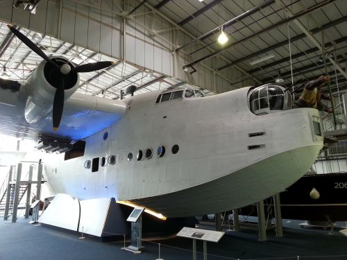 museum flying boat aeroplane