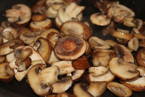 mushroom cooking sear