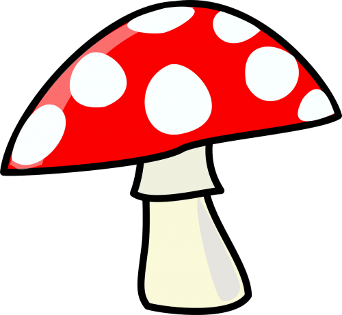 mushroom red cartoons