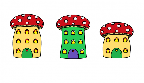 mushroom fairy house