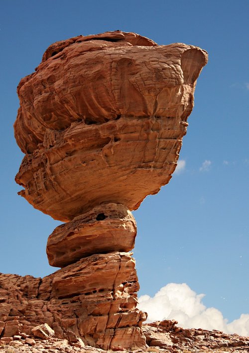 mushroom rock  rock pedestal  pedestal rock