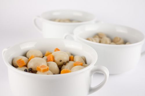 mushrooms bowl plate