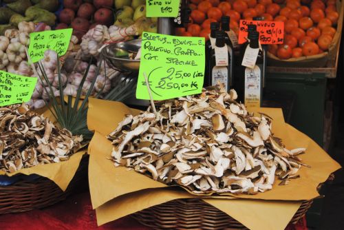 Mushrooms At The Market
