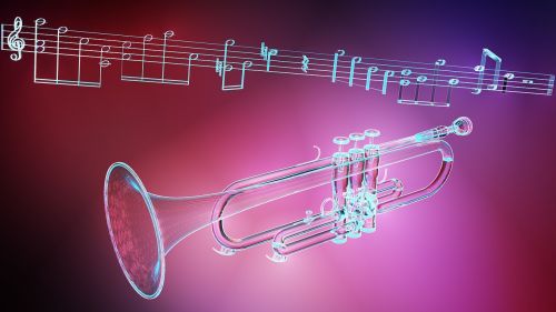 music trumpet light effects