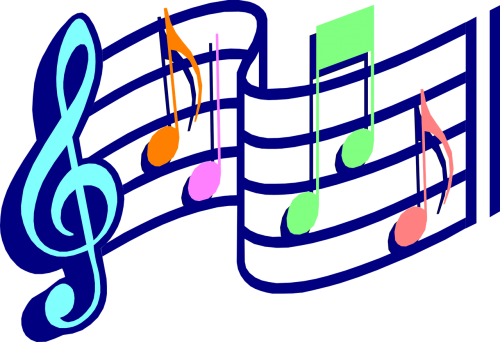 music notes melody