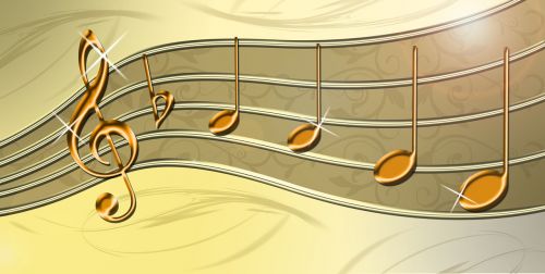 music staves clef