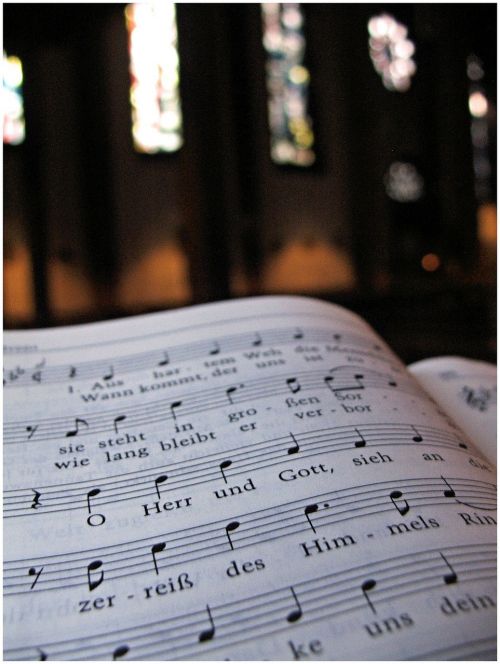 music notes church