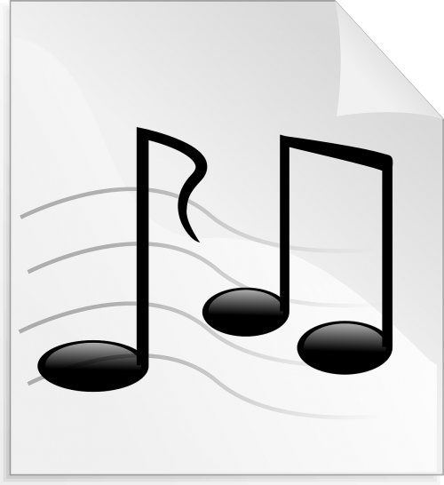 music notes audio songs