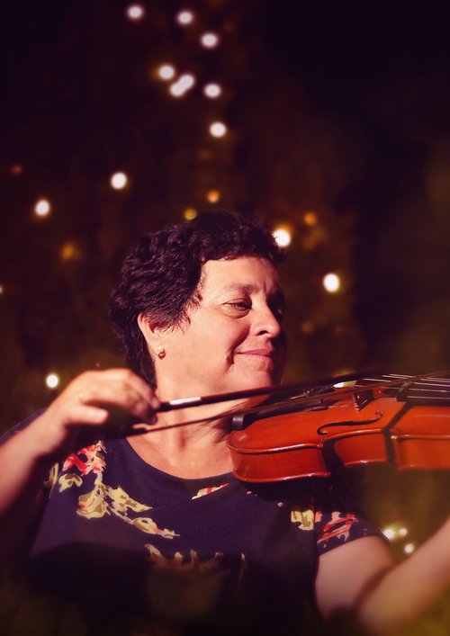 musician  violin  lady