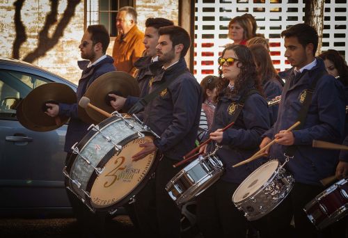 musicians percussion band