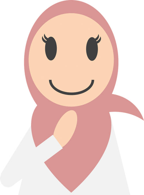 muslim vector female muslim
