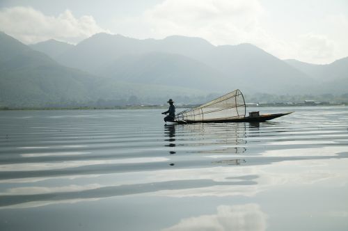 myanmar burma fisherman