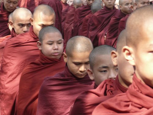 myanmar burma monk