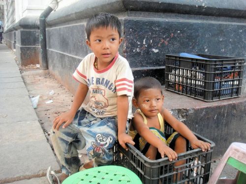 myanmar boys poverty