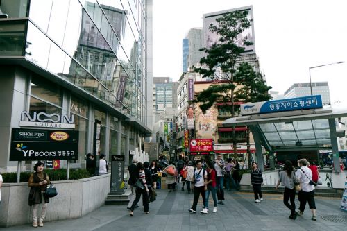 myeongdong seoul korea