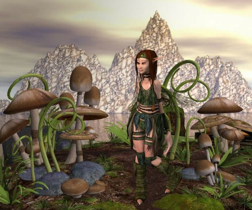 mystical elve fantasy