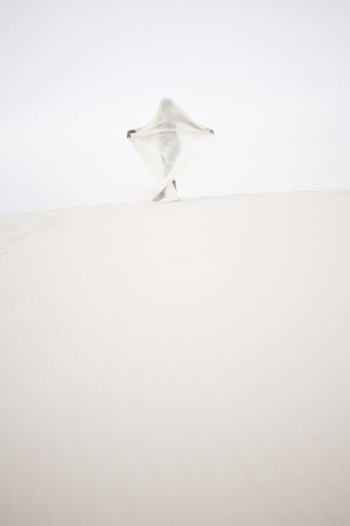 mystical portrait sand