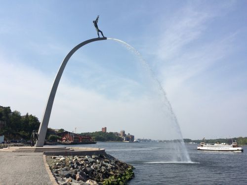 nacka strand statue stockholm