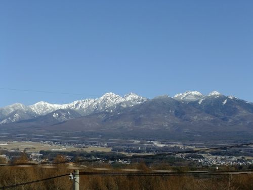 nagano snow mountain hakuba mountain range