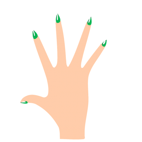 nail polish manicure the hand