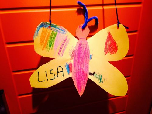 name butterfly nameplate