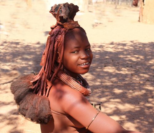 namibia woman himba