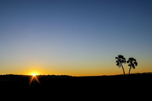 namibia africa sunset