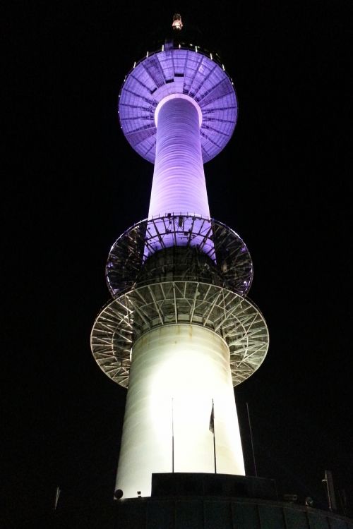 namsan tower night view