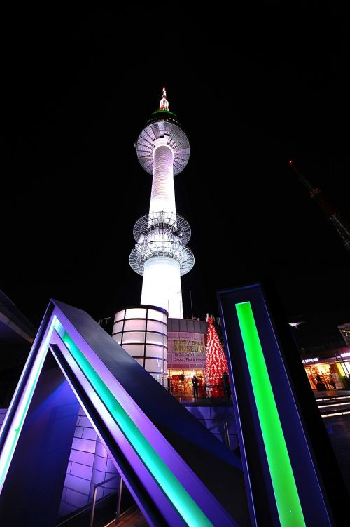 namsan tower night view