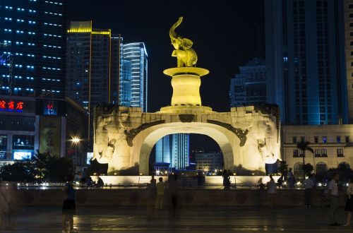 nanning square urban landscape