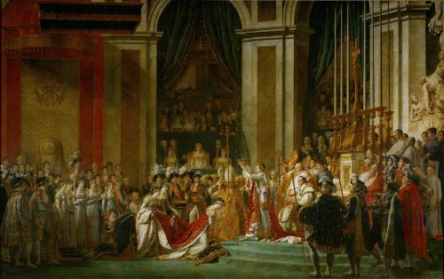 napoleon oil painting the coronation