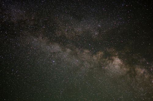 natural starry sky night view