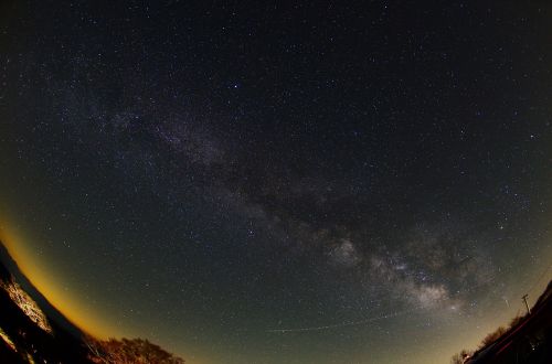 natural starry sky night view