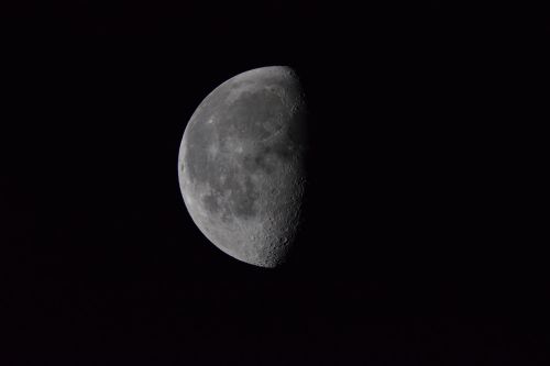 natural moon half moon