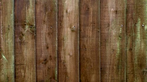 Natural Wood Fence Background