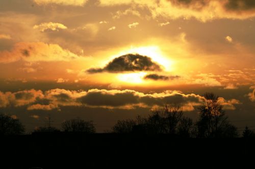 nature clouds lichtspiel