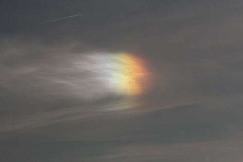 nature clouds rainbow