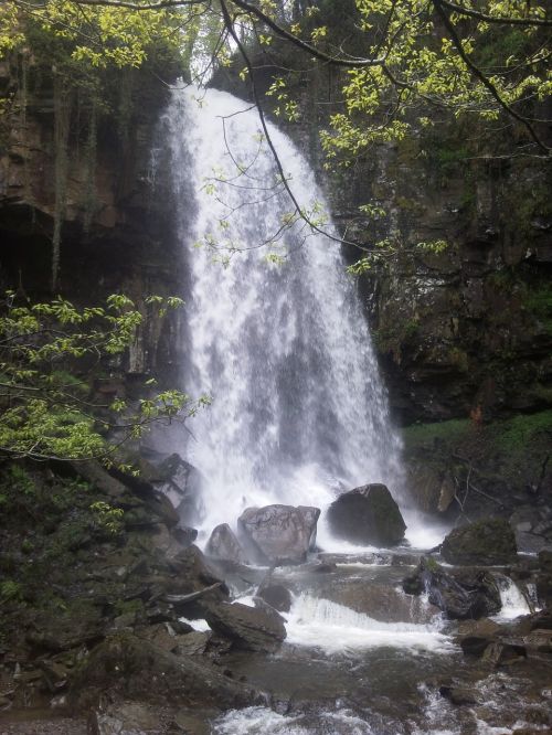 nature waterfall wales