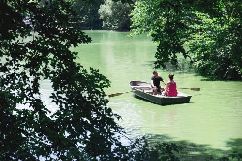 nature lake boat