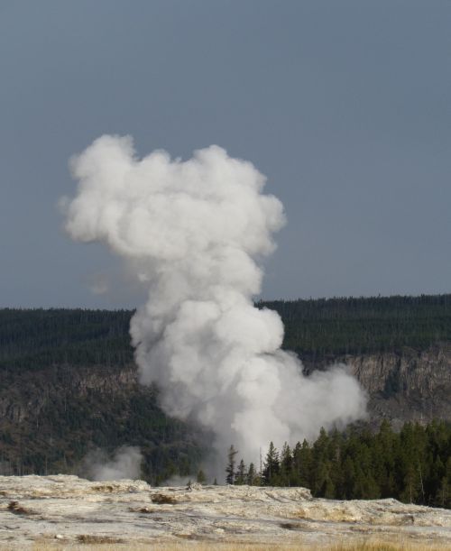 nature geyser geothermal