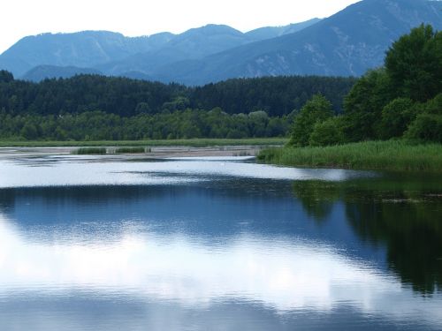 nature mountains lake