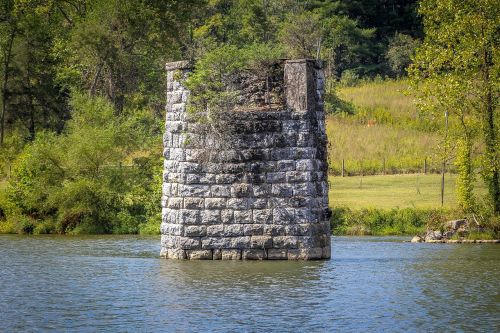 nature ruin river